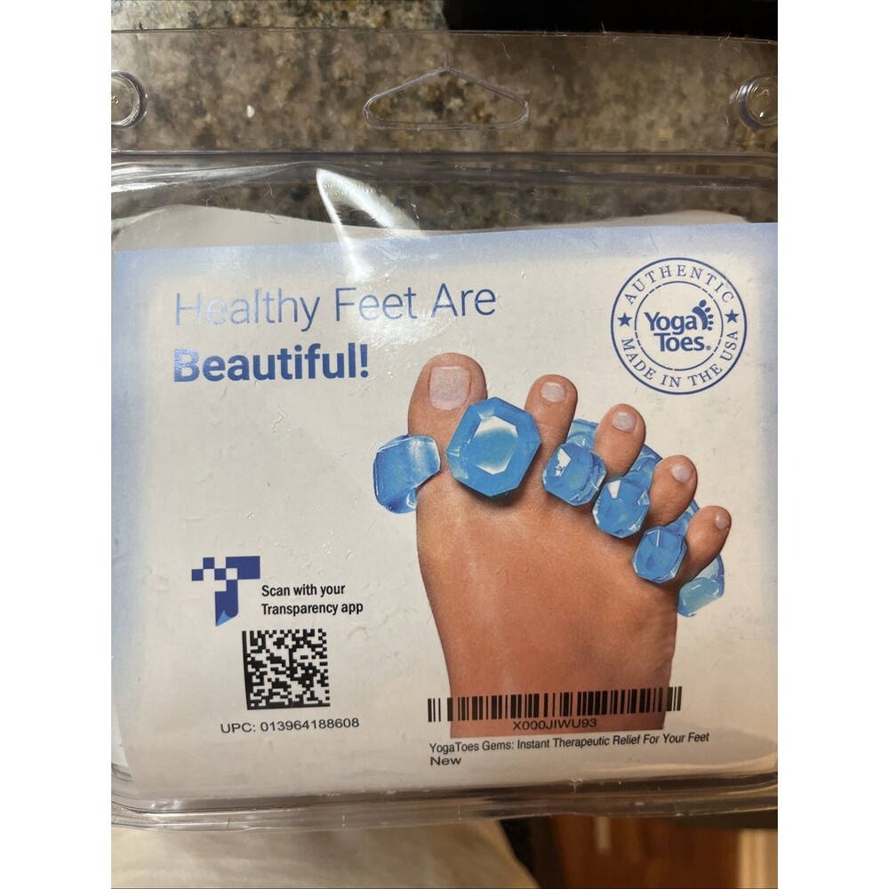 Authentic yogatoes Gems Hypo Allergenic Medical Grade For Bunions Toe Bpa Free